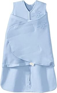Hidden Gem Find: HALO 100% Cotton Sleepsack Swaddle, 3-Way Adjustable Wearable Blanket, TOG 1.5, Baby Blue, Newborn, 0-3 Months