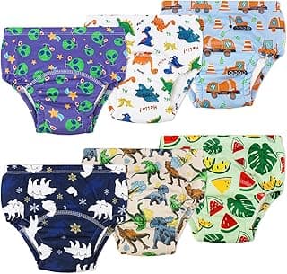 Back in Stock Alert: Max Shape 6 Pack Potty Training Underwear for Boys,Washable Baby Boy Toilet Training Pants Training Underwear Fit 2T-6T