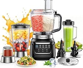 Budget Find You Need: All-in-One Blender & Food Processor, 10-in-1 Professional Blender for Smoothies, Ice Crushing, Dough Making, Chopping, Grinding, Slicing & Shredding, Dishwasher Safe for Kitchen & Home Use